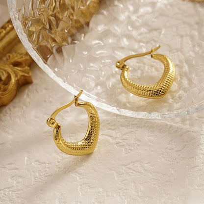 Golden Weave Hoop Earrings