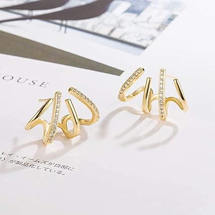 Minimalist Gold Ear Cuffs