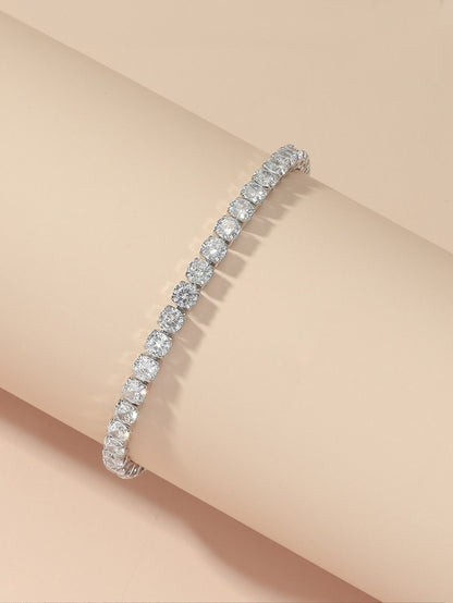 Silver Tennis Bracelet