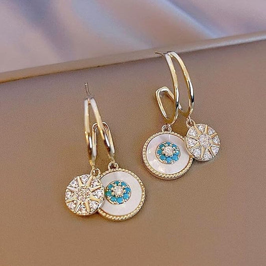 Gold Plated Charm Dangling Earring