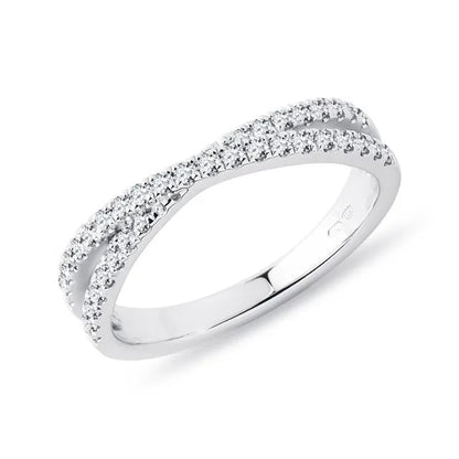 Criss Cross Silver Ring