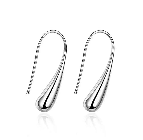 Statement Silver Drop Earring