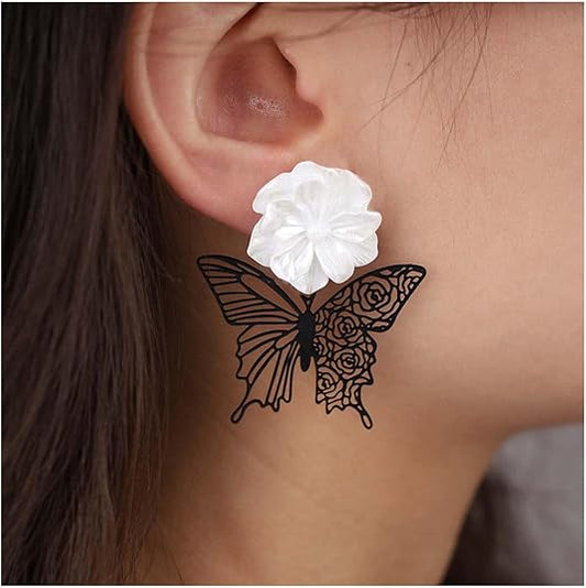 Butterfly Grace Floral Earrings