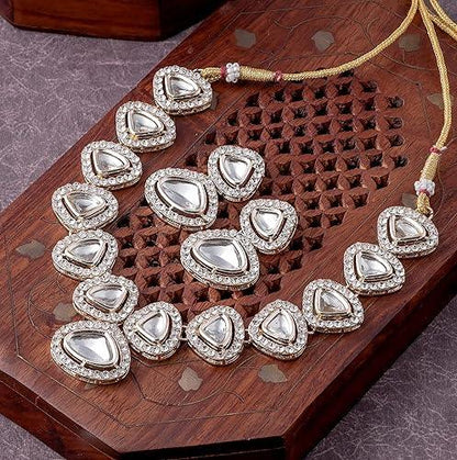 ANAYA KUNDAN JEWELLERY SET - SubhagAlankar