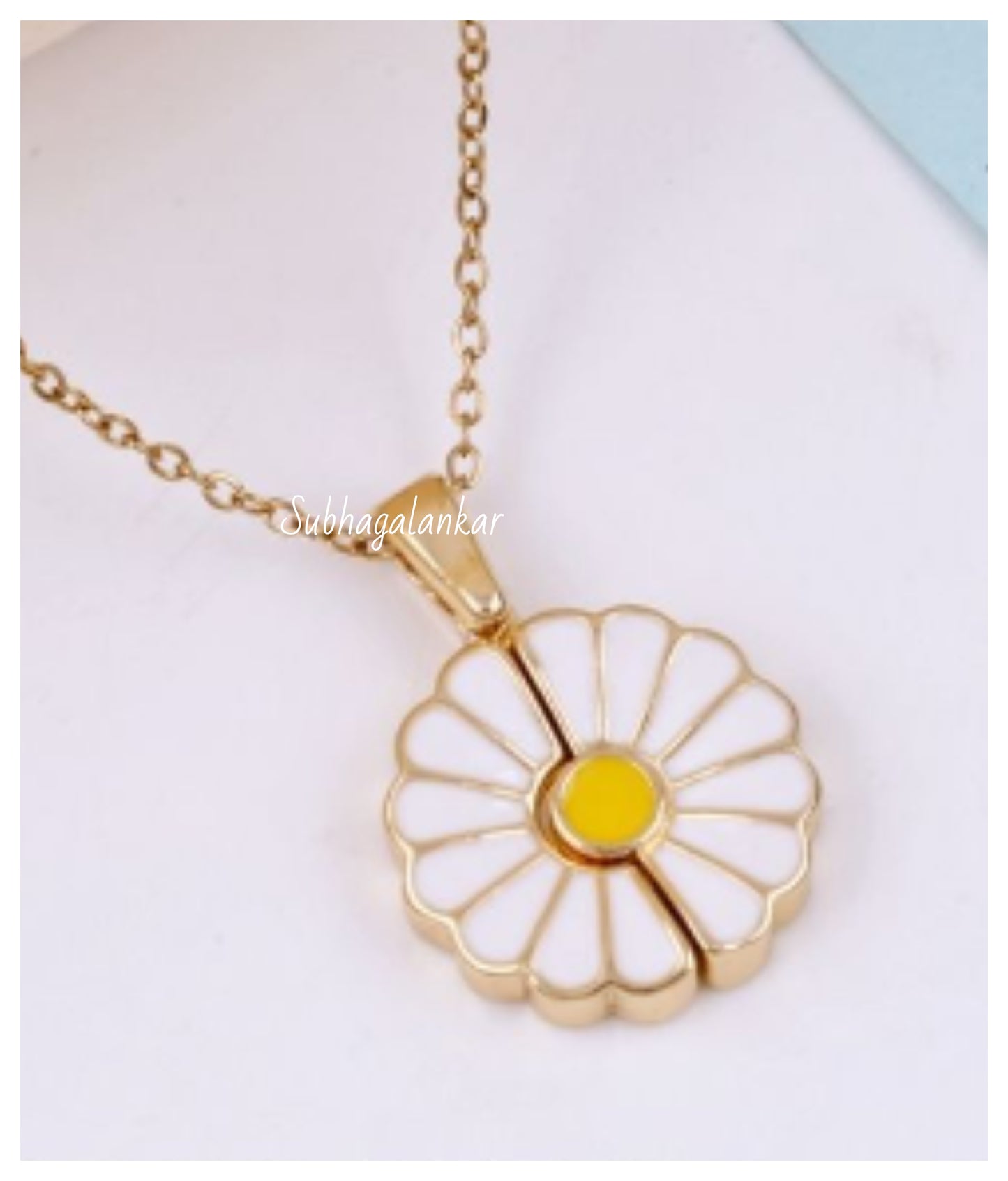 Golden Daisy Sunshine Pendant