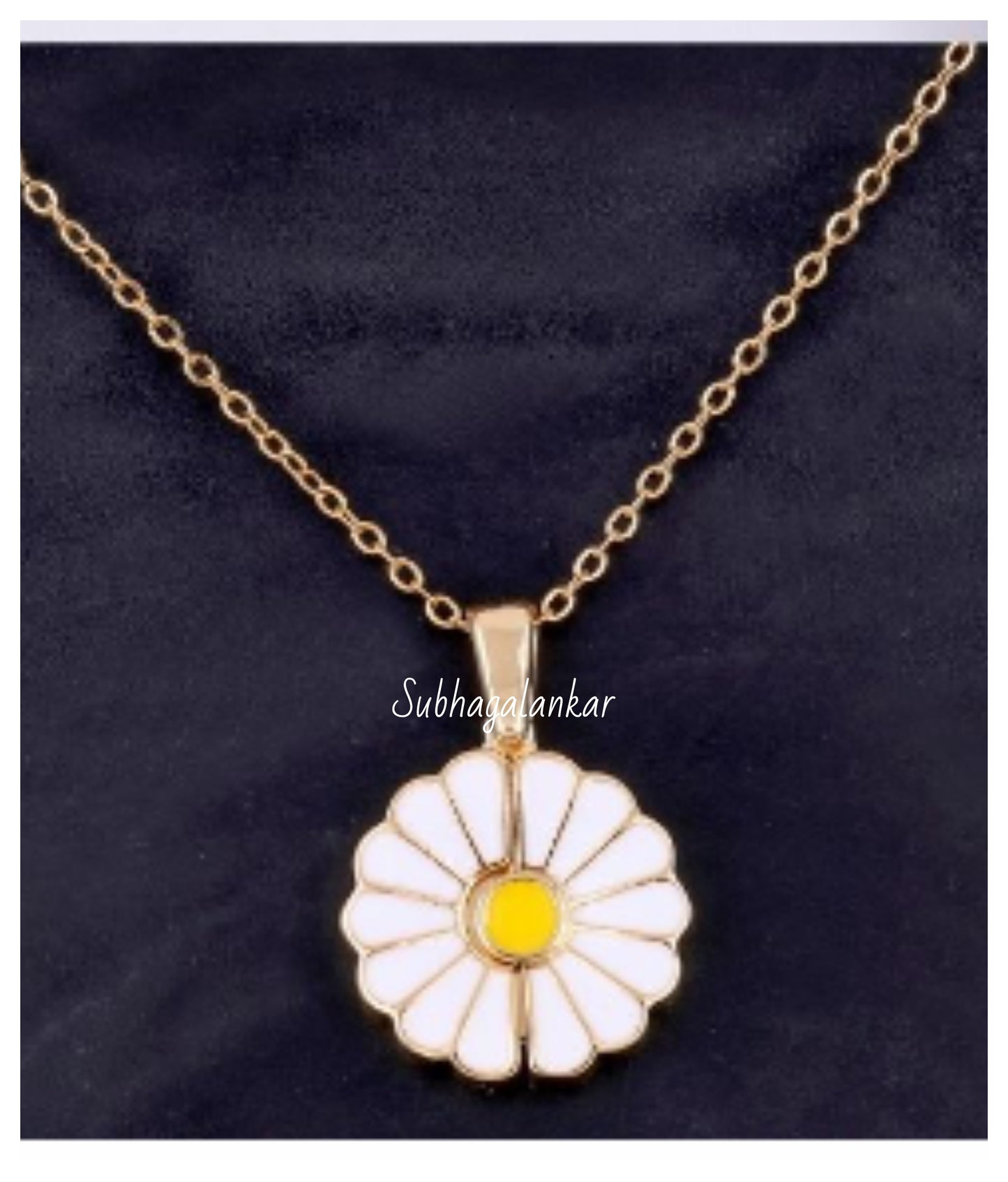 Golden Daisy Sunshine Pendant