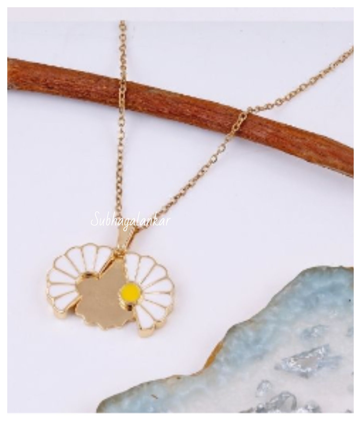 Golden Daisy Sunshine Pendant