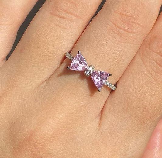 Blush Bow Ring
