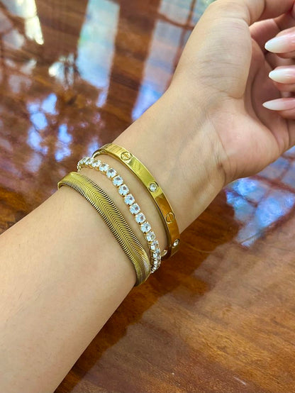 All Wrapped Bracelet Stack