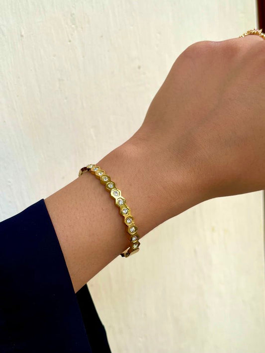 Diamond Glow Baby Size/ Thin Wrist Bracelet