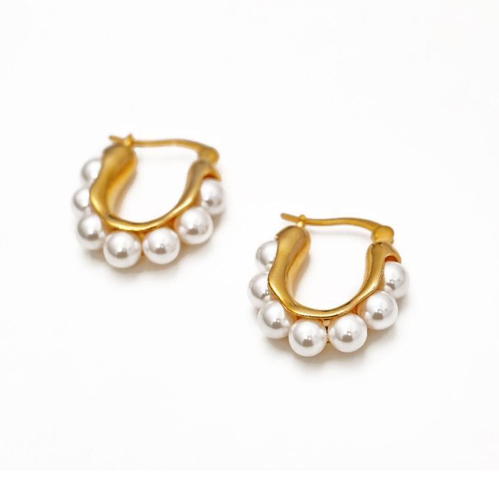 All Day Pearl Hoop
