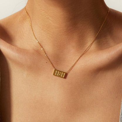 11:11 Angle Number Necklace