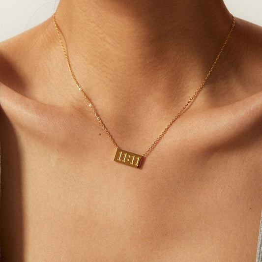 11:11 Angle Number Necklace