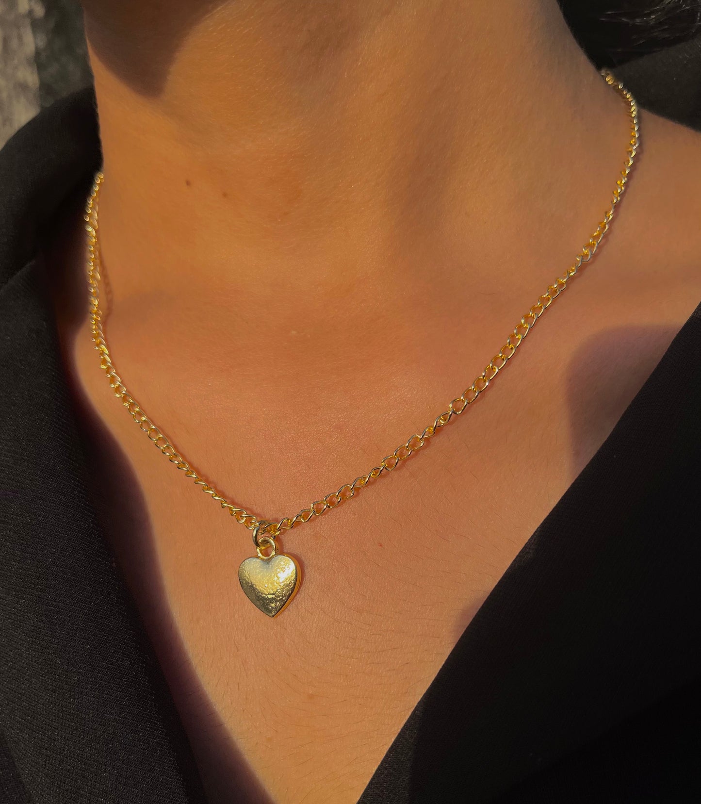 18K Gold Plated Heart Necklace