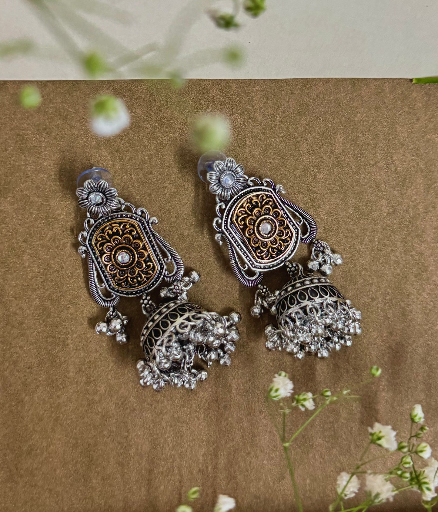 Gopali Square Jhumka Earring