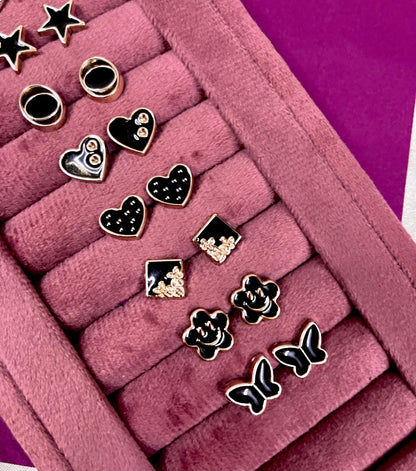 12 Pair of Button Studs - SubhagAlankar