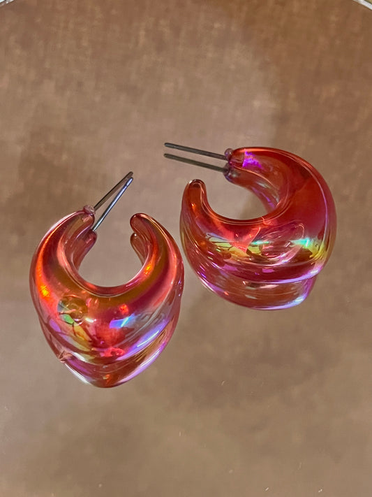 Glowing Resin Hoops