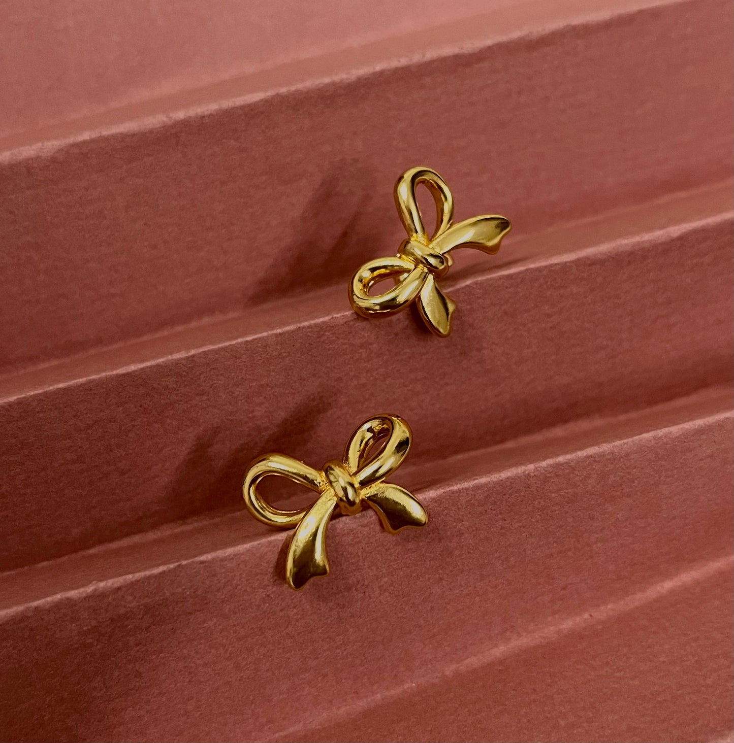 Cutie Coquette Studs- 18k Gold Plated