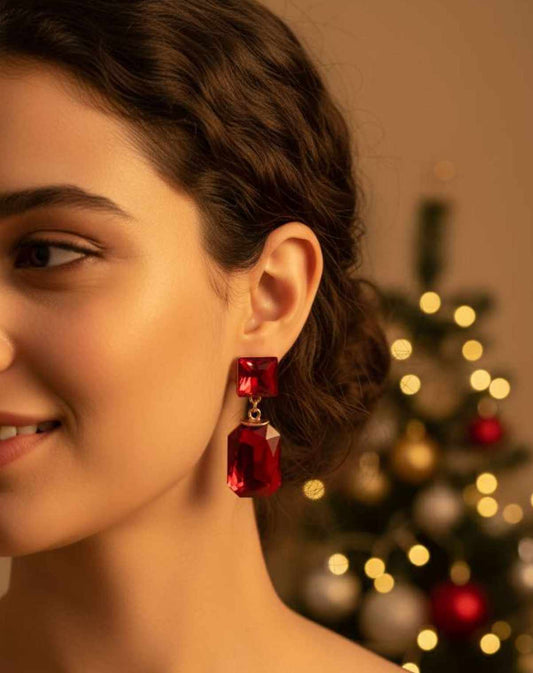Bottle Crystal Earring