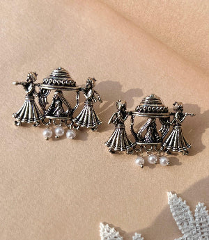 Doli Silver Studs - SubhagAlankar