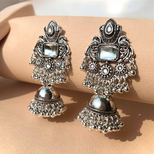 Shakti Silver Chandelier - SubhagAlankar