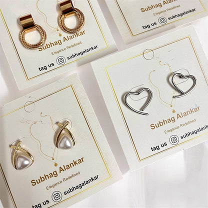 Pookie's 8 Pack - Hamper of 8 Earrings + Free Gift - SubhagAlankar