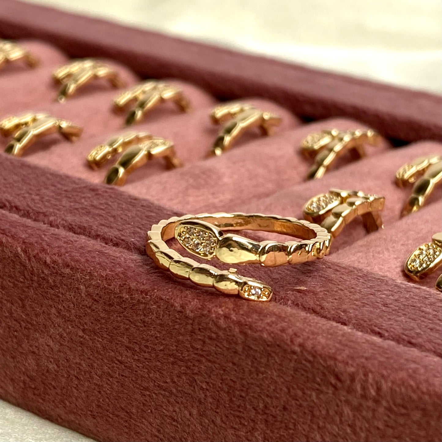 Serpentine Elegance: The Dainty Snake Ring