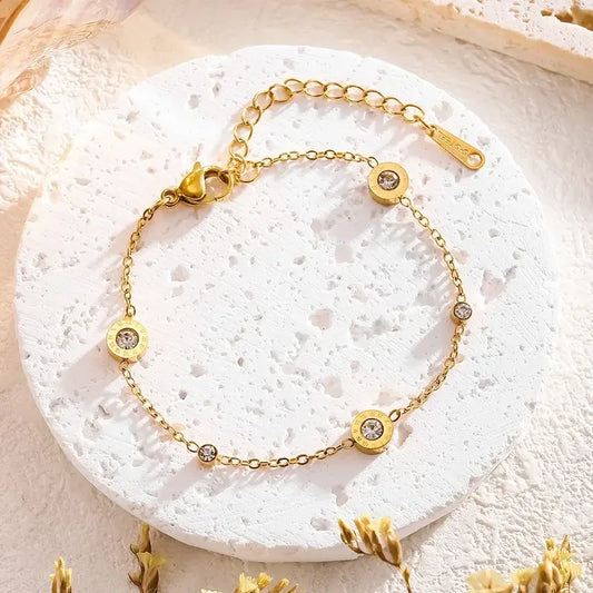 Glow Dot Gold Bracelet