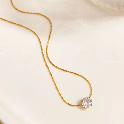 Dainty Diamond Necklace