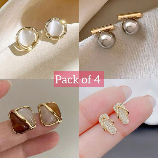office wear minimal earrings