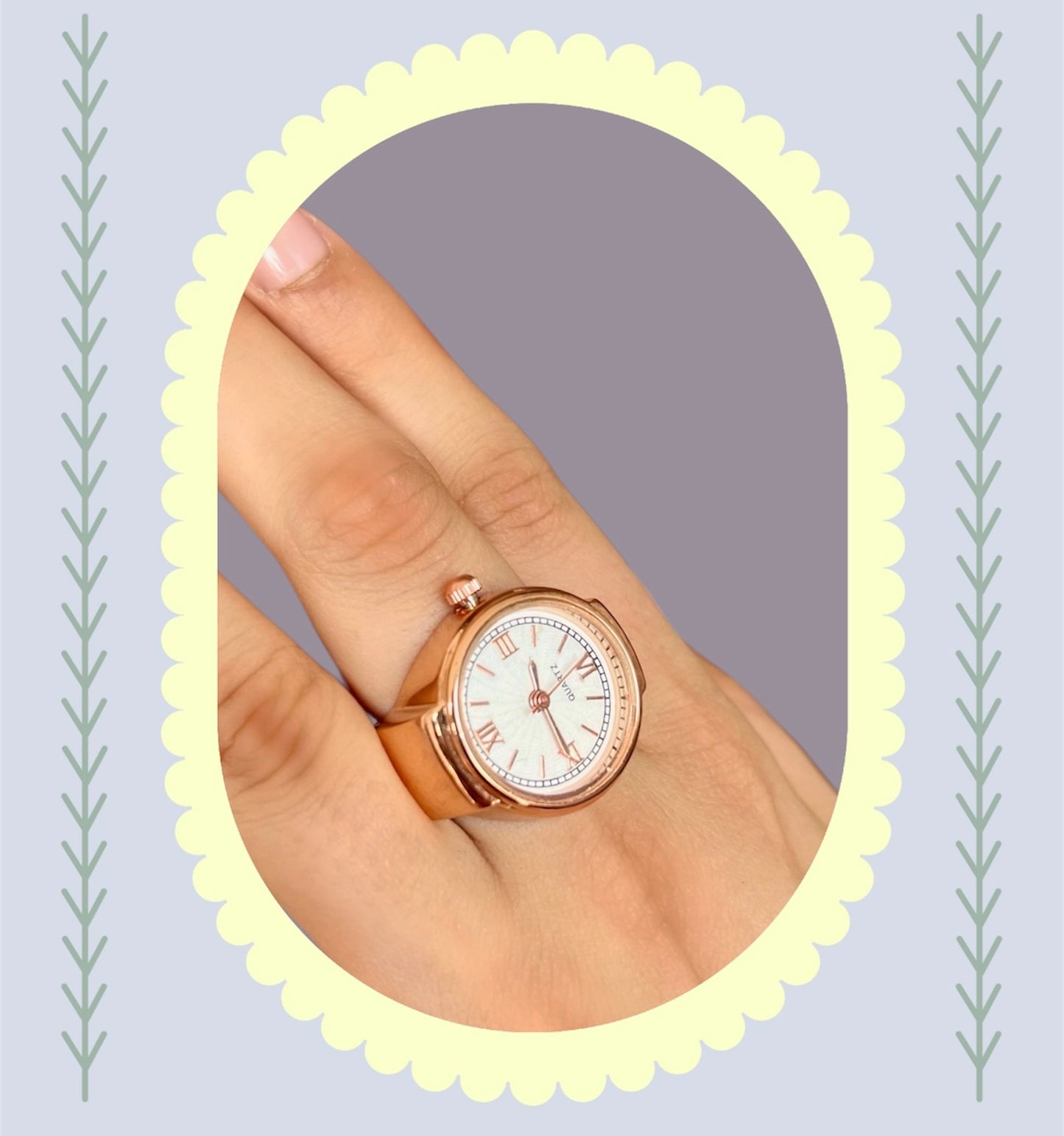 Ring Watch- Our Time Less Celebration - Rose Gold