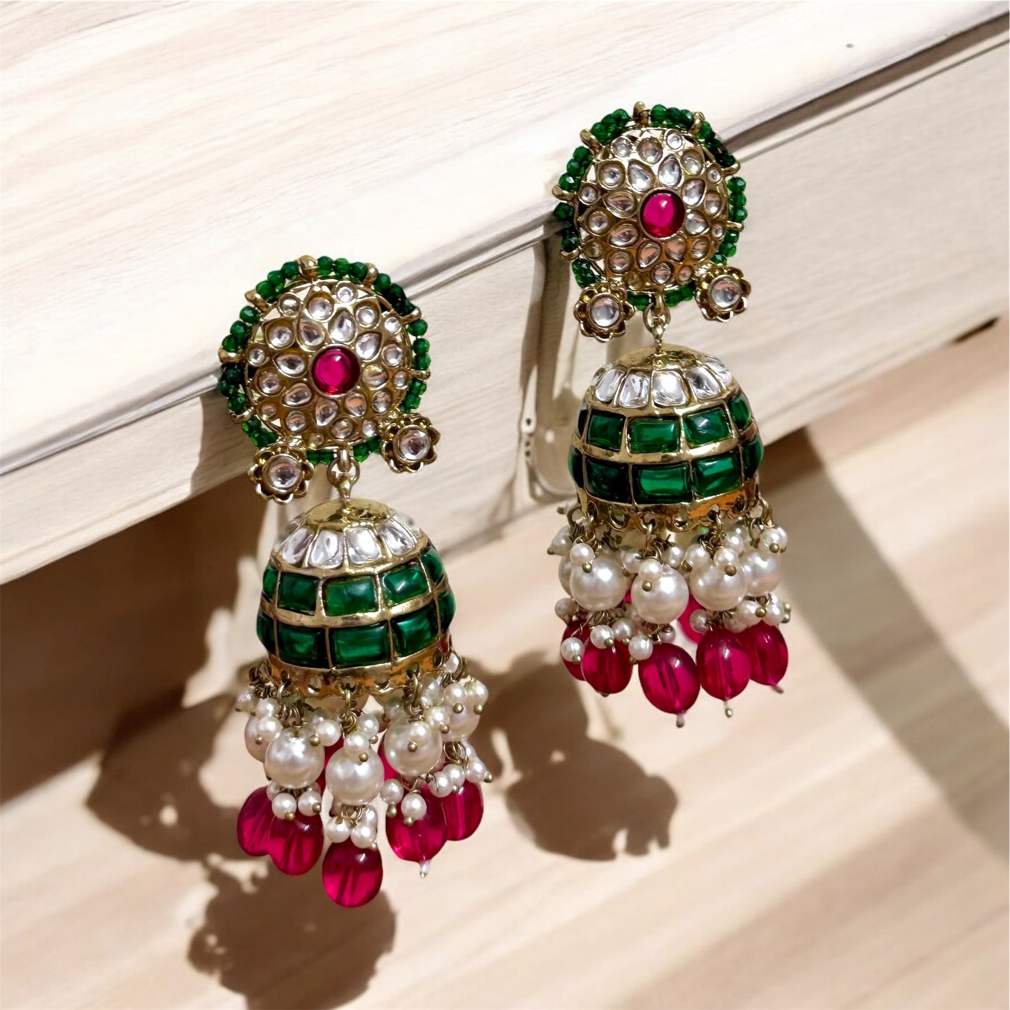 Ira's Green Jhumka Earring