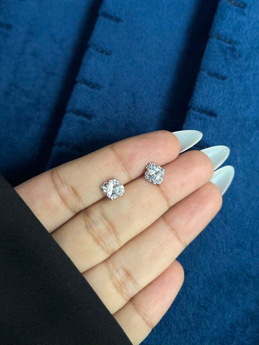 Belle Stud - Platinum Plated