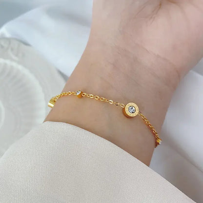 Glow Dot Gold Bracelet