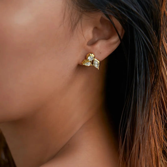 Salvia White Earring