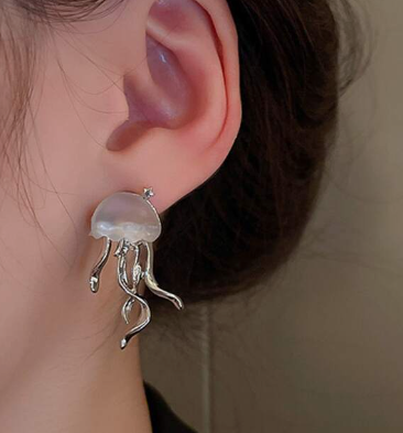 Crystal JellyFish Stud