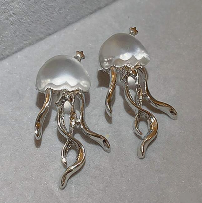 Crystal JellyFish Stud