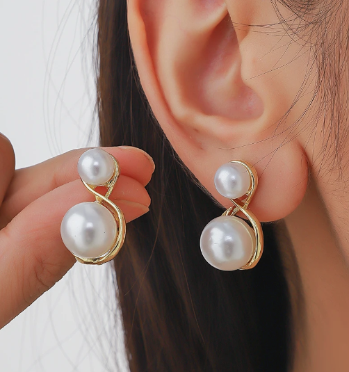 Infinite Love Pearl Studs