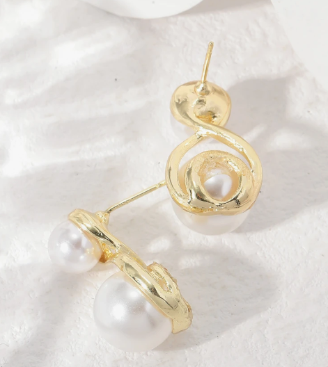 Infinite Love Pearl Studs