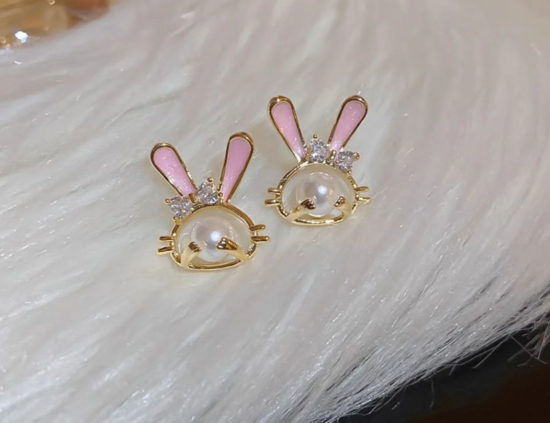 Cute Korean Rabbit Earrings