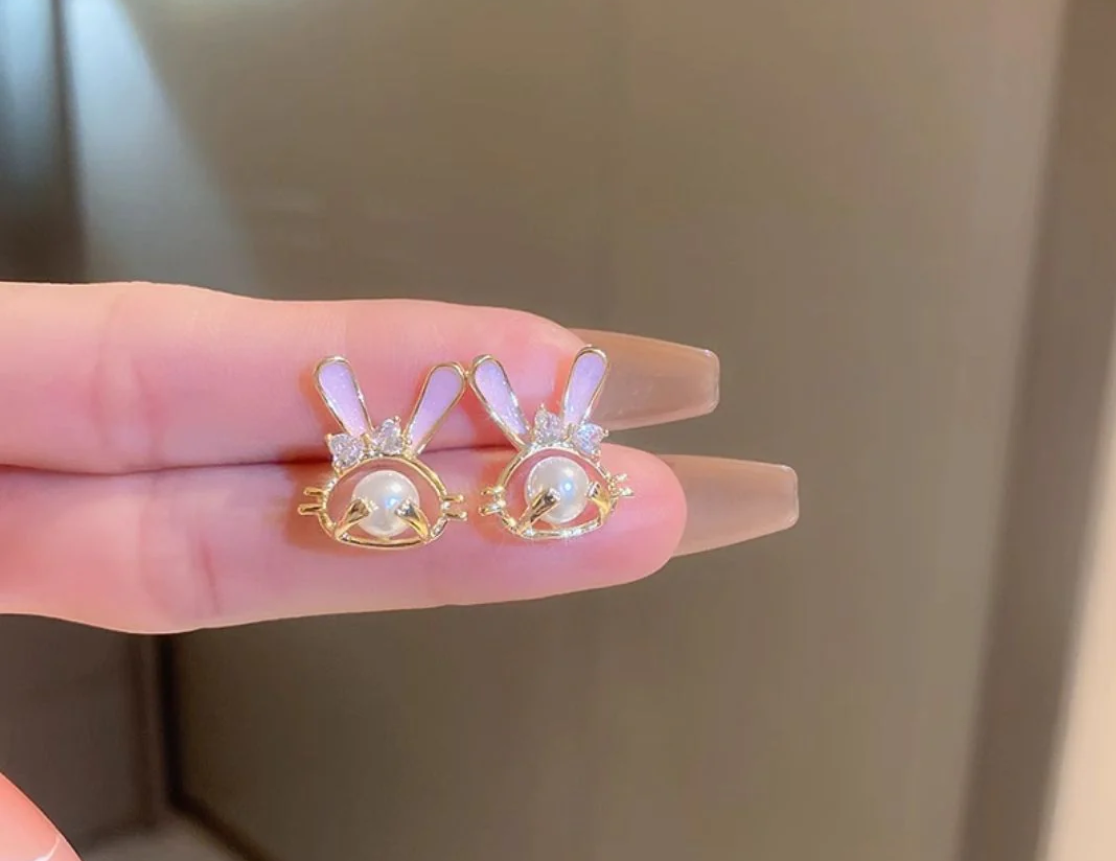 Cute Korean Rabbit Earrings