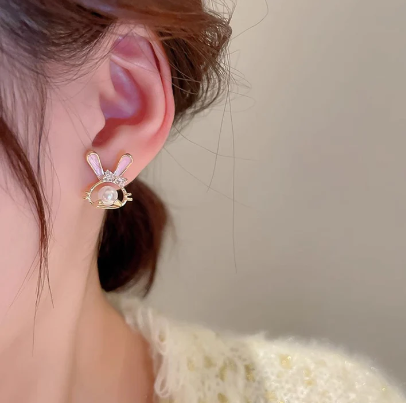 Cute Korean Rabbit Earrings