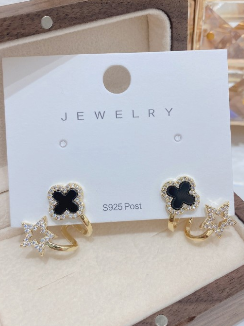 Sparkling Star Stud earring