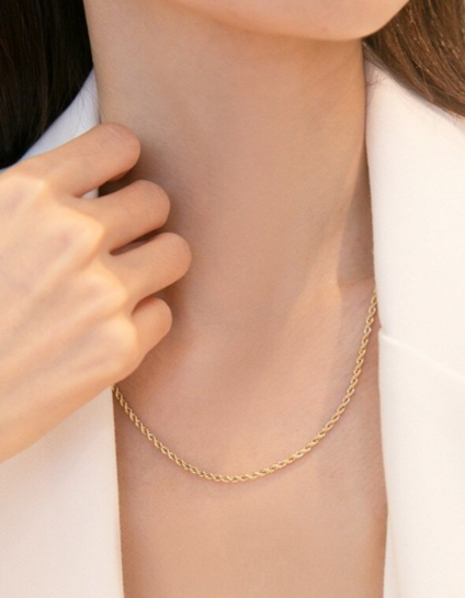 Quasar Rope Chain - 18K  Gold Plated