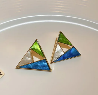 Artistic Tri-Color Studs