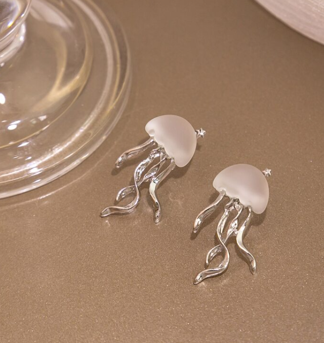 Crystal JellyFish Stud