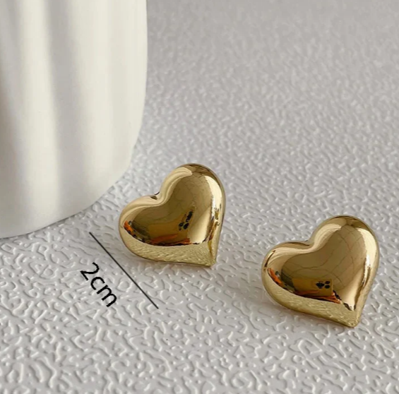 Mini Heart Studs