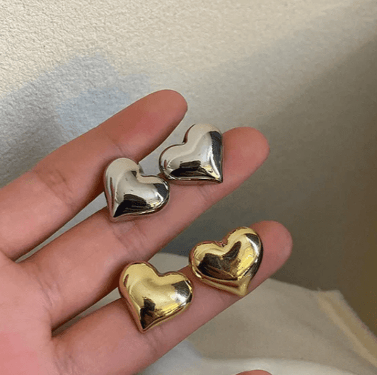 Mini Heart Studs - SubhagAlankar