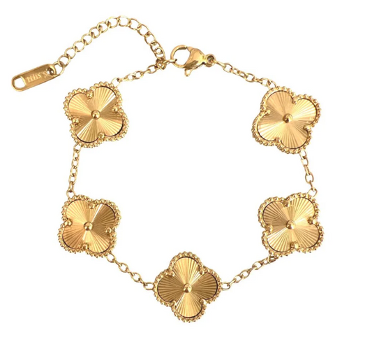 Golden Clover Bracelet