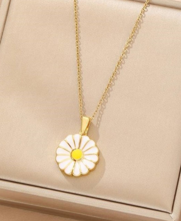 Golden Daisy Sunshine Pendant